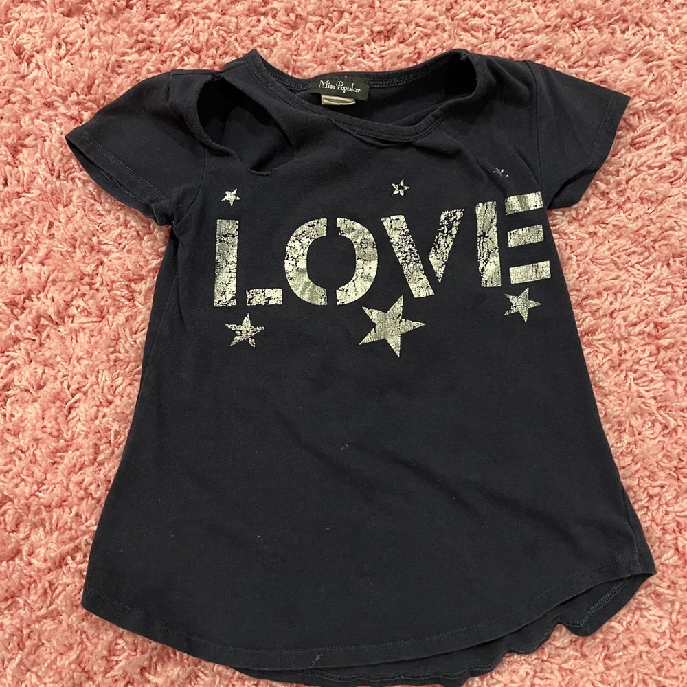 Adorable, distressed T-shirt